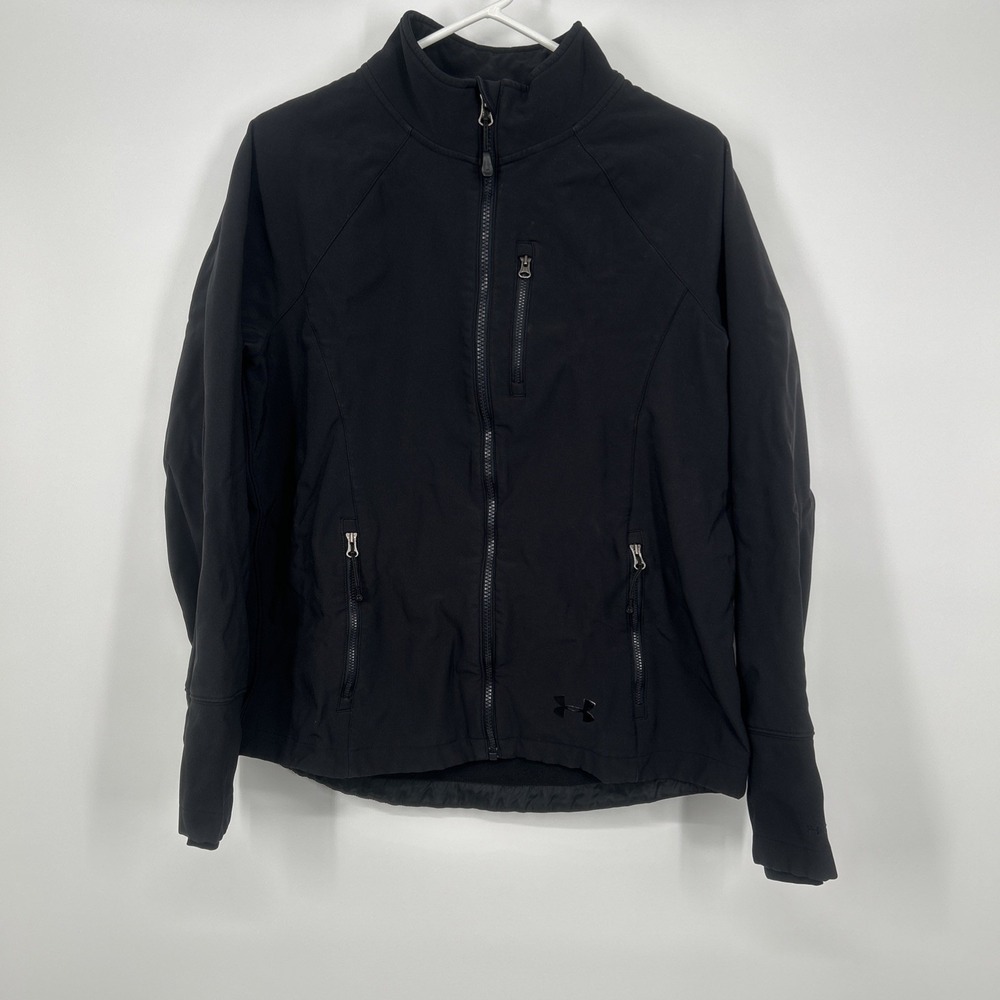 Under Armour Mens UA Storm Jacket Lined Pocketed Large Black